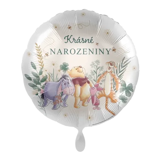 Premioloon Fóliový balón - Krásné narozeniny Medvídek Pú