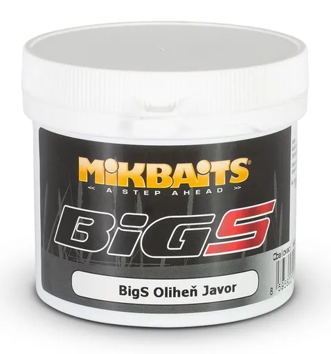 Mikbaits obalovací těsto bigs oliheň javor 200g