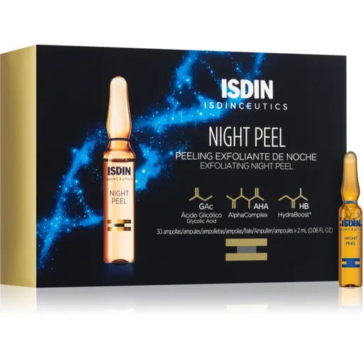 ISDIN Isdinceutics Night Peel exfoliační peelingové sérum v ampulích 30x2 ml