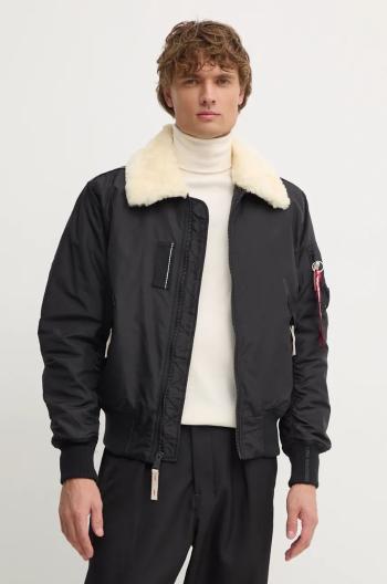 Bomber bunda Alpha Industries černá barva, zimní