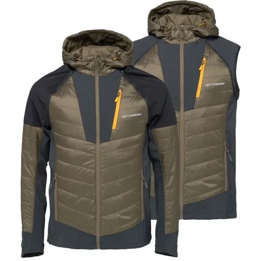 TRIMM CONTRE Pánská bunda, khaki, velikost