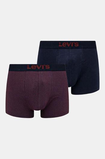 Boxerky Levi's 2-pack pánské, tmavomodrá barva, 37149-1028