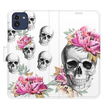 Flipové pouzdro iSaprio - Crazy Skull - Samsung Galaxy A03