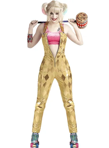 HeliumKing Dámský kostým Harley Quinn - Ptáci noci Velikost - dospělý: M