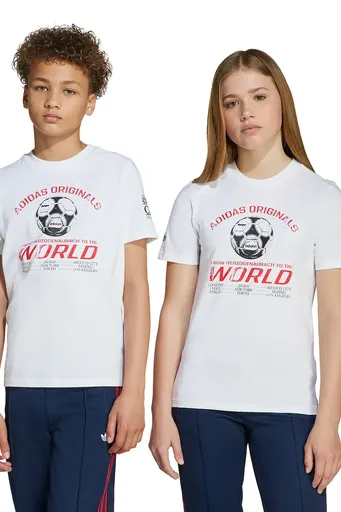 Dětské bavlněné tričko adidas Originals