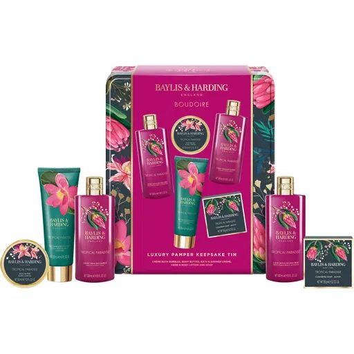 Baylis & Harding Boudoire Tropical Paradise dárková sada plechový box