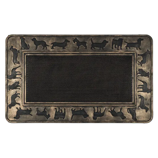BO-MA Trading Venkovní rohožka Psi, 45 x 75 cm