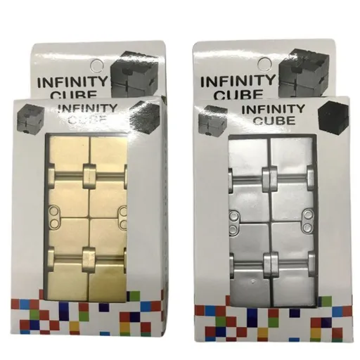 Alltoys Kostka zlatá nebo stříbrná 4 x 4 x 4 cm