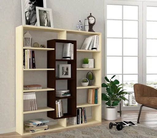 Knihovna Ample - Wenge, Birch