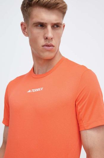 Sportovní triko adidas TERREX Multi oranžová barva, HZ6259