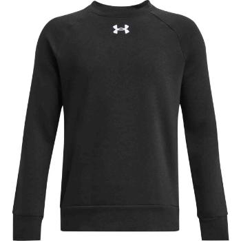 Under Armour RIVAL FLEECE CREW Chlapecká mikina, černá, velikost