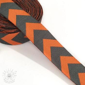 Stuha Chevron orange