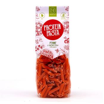 NATU Protein Pasta Penne červená čočka BIO 250 g