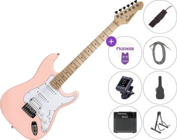 Pasadena ST-11 SET 40W Pink Elektrická kytara
