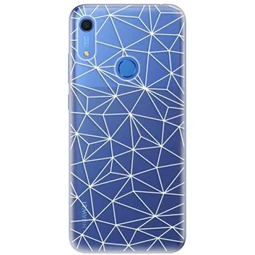 iSaprio Abstract Triangles 03 - white pro Huawei Y6s (trian03w-TPU3_Y6s)