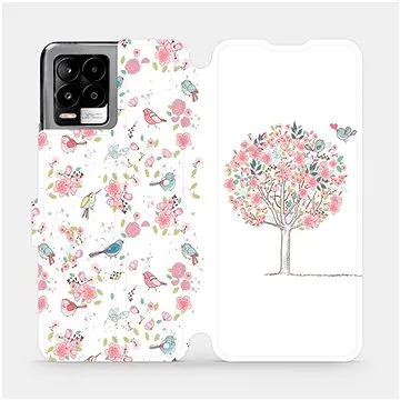 Flip pouzdro na mobil Realme 8 Pro - M120S Strom a ptáčci (5903516716968)