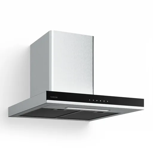 Klarstein Verosteel digestoř 60 cm, Elegantní, minimalistický, výkonný, Energetická třída A++, 881,6 m³/h