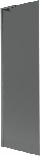 MEXEN/S Next L vanová zástěna FIX 60 x 150, grafit, grafit kartáčovaná 895-060-000-03-40-66