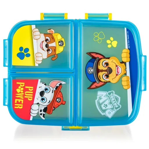 Vetro-plus Box svačinový dělený PATROLA 17,5 x 13 cm