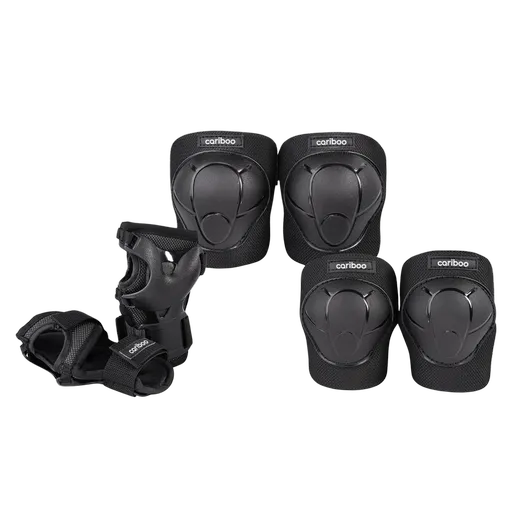 Sada 3 dětských chráničů Cariboo®, černá