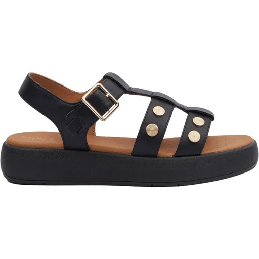 Geox D CAMALEI Dámské sandály, černá, velikost