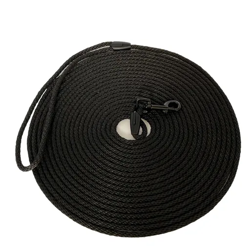 PafDog® Lehké stopovací vodítko 6mm - černá PAF-083