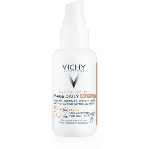 Vichy Capital Soleil Daily SPF50+ ochranný tónovaný fluid na obličej SPF 50+ odstín Light 40 ml