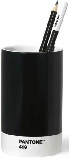 PANTONE Porcelánový stojánek na tužky - Black 419