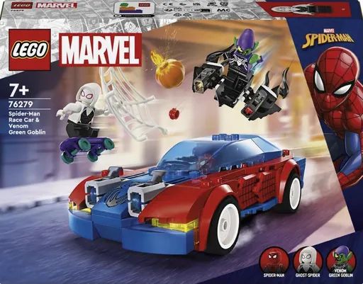Spider-Manovo závodní auto a Venom Zelený goblin - LEGO® Marvel (76279)