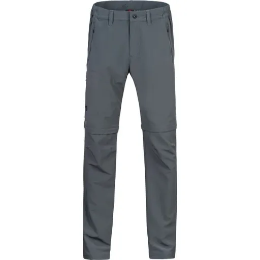 Hannah STRETCH Pánské odepínatelné kalhoty, tmavě šedá, velikost
