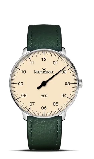 MeisterSinger Neo NES903 - Zelený kožený řemínek