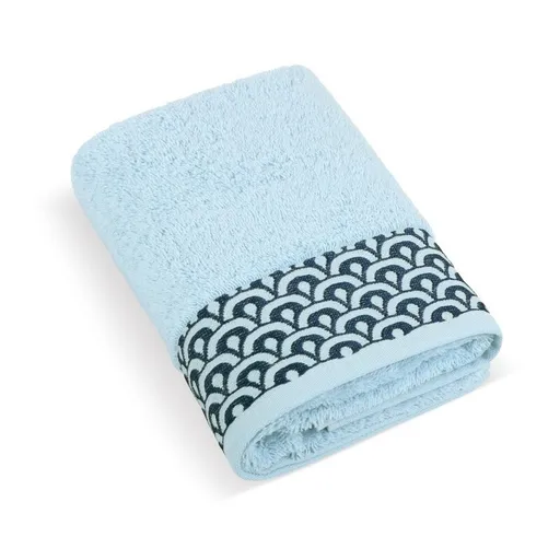 Bellatex Froté ručník Krajka modrá, 50 x 100 cm