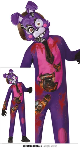 Guirca Dětský kostým - Zajíc Bonnie Velikost - děti: M: 115-123 cm