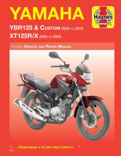 Yamaha YBR125 (05 - 16) & XT125R/X (05 - 09) Haynes Repair Manual - Phil Mather