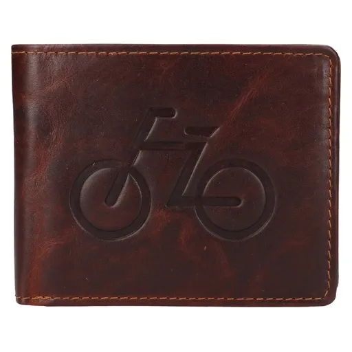 Pánská kožená peněženka Lagen Majvor - hnědá