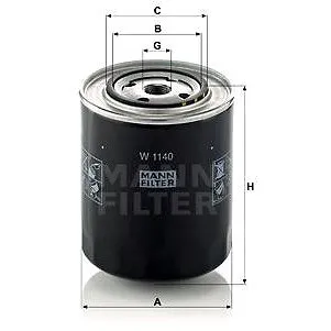 MANN-FILTER W1140 (W1140)