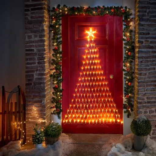 Světelná síť Vánoční stromeček