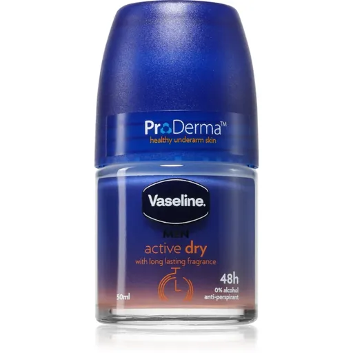 Vaseline Men Active Dry Roll-On antiperspirant roll-on pro muže 50 ml