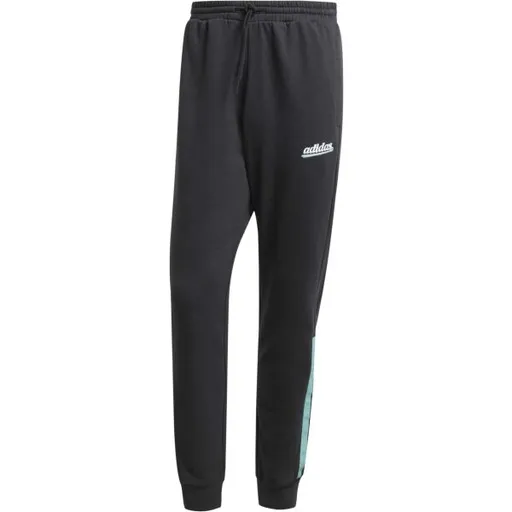 adidas M 3 STRIPES FL PT Pánské tepláky, černá, velikost XXL