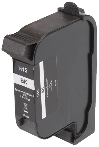 HP C6615DE - kompatibilní cartridge HP 15, černá, 50ml