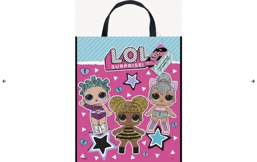 Plastová taška LOL SURPRISE 28 x 33 cm - UNIQUE