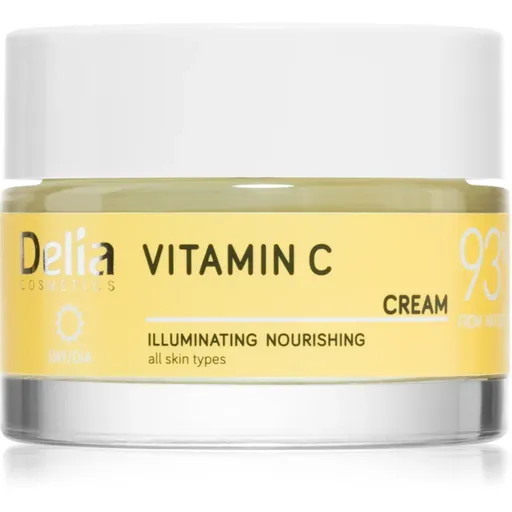 Delia Cosmetics Vitamin C rozjasňující denní krém na obličej 50 ml