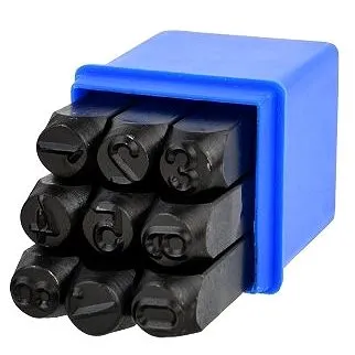 GEKO Razidla číselná 10 mm, 9 ks (G01814)