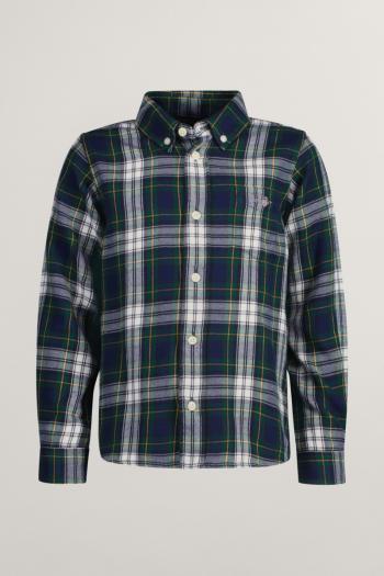 KOŠILE GANT CHECKED FLANNEL BD SHIRT NAVY