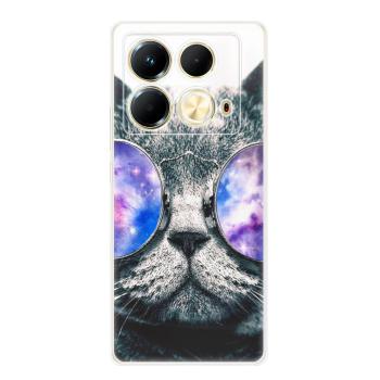 Odolné silikonové pouzdro iSaprio - Galaxy Cat - Infinix Note 40