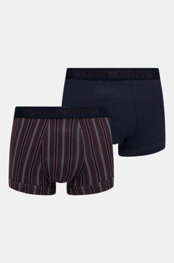 Boxerky Emporio Armani Underwear 2-pack pánské, tmavomodrá barva, 111210 4F504