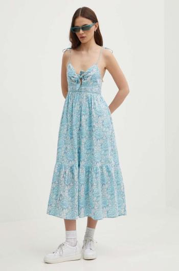 Bavlněné šaty Pepe Jeans MALLORY PRINT midi, PL953533