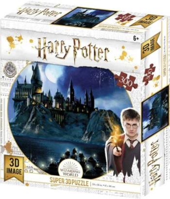 3D puzzle Harry Potter: Bradavice - 300 kusů