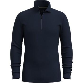 Smartwool CLASSIC THERMAL MERINO BL 1/4 ZIP Pánské termo triko, tmavě modrá, velikost