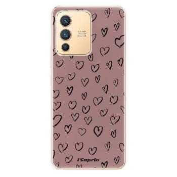 Odolné silikonové pouzdro iSaprio - Heart Dark - Vivo V23 5G